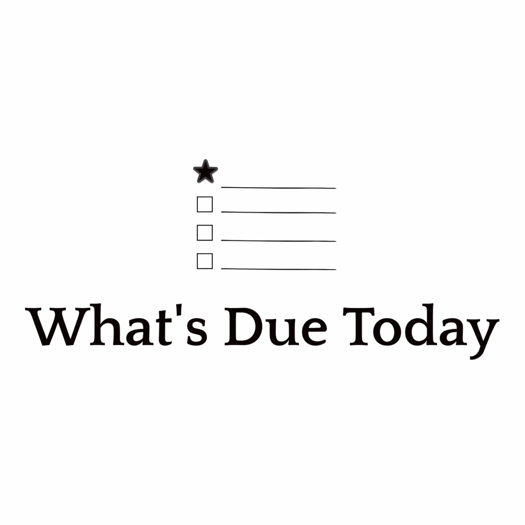 Privacy Policy - What's Due Today