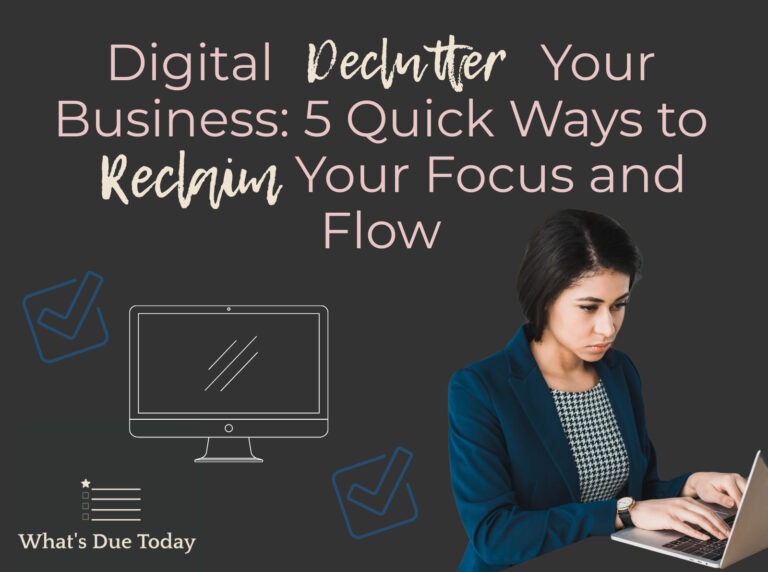 Declutter Your Business